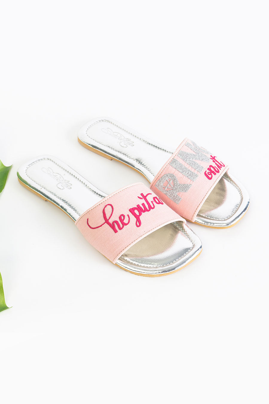 He Put a Ring on it - Embroidered Flats
