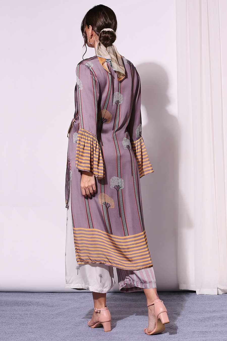 Printed Tunic & Palazzo Co-Ord Set