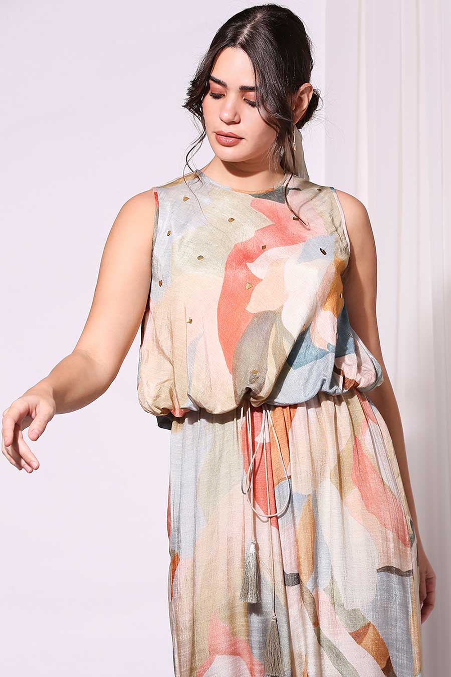 Multicolour Print Jumpsuit