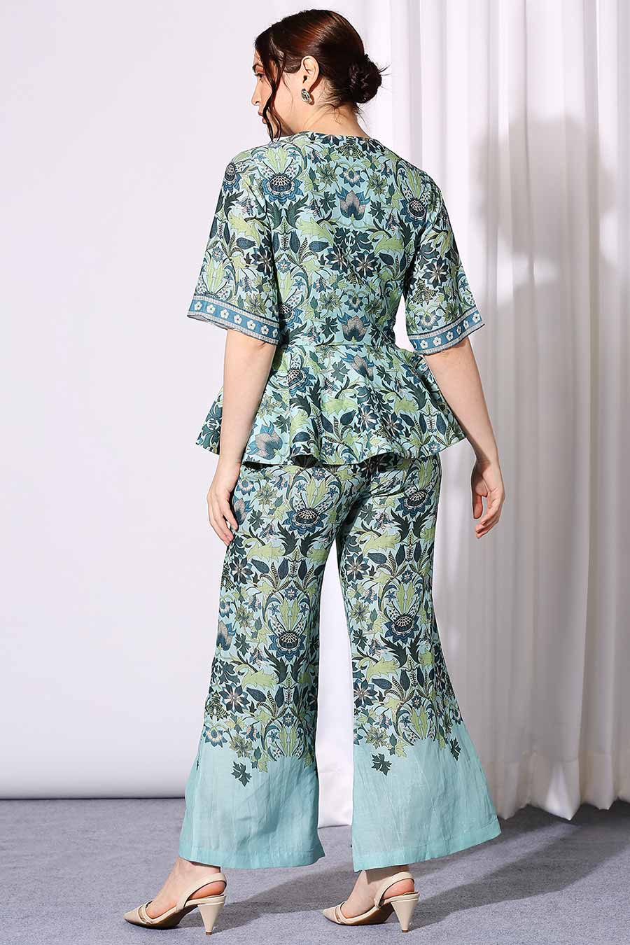 Pastel Bloom Top & Pant Co-Ord Set