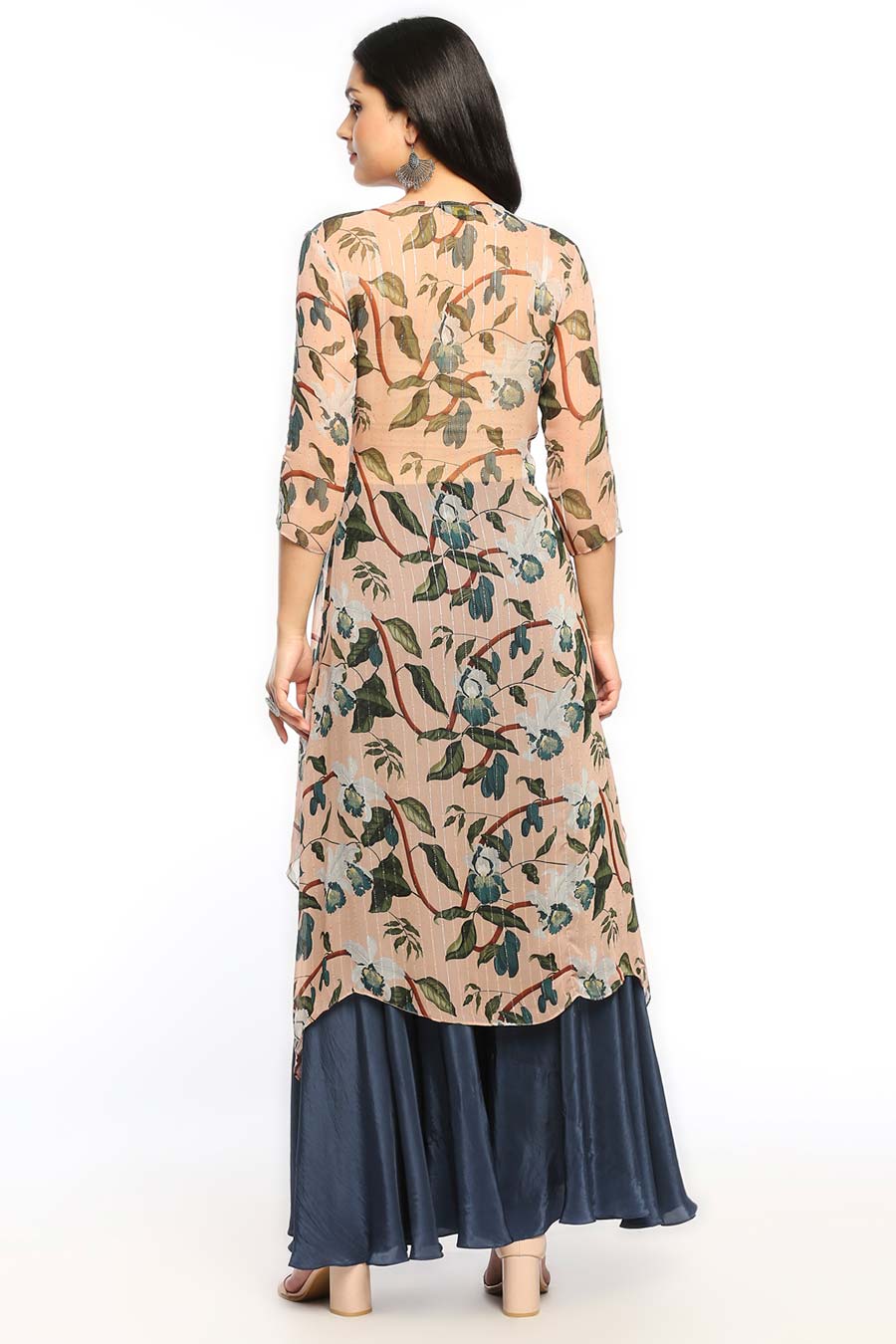 Orchid Bloom Kurta & Flared Pants Set