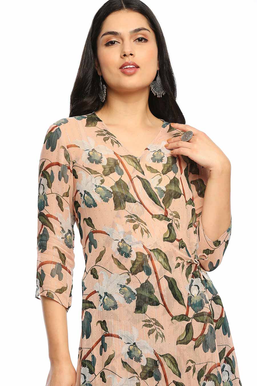 Orchid Bloom Kurta & Flared Pants Set
