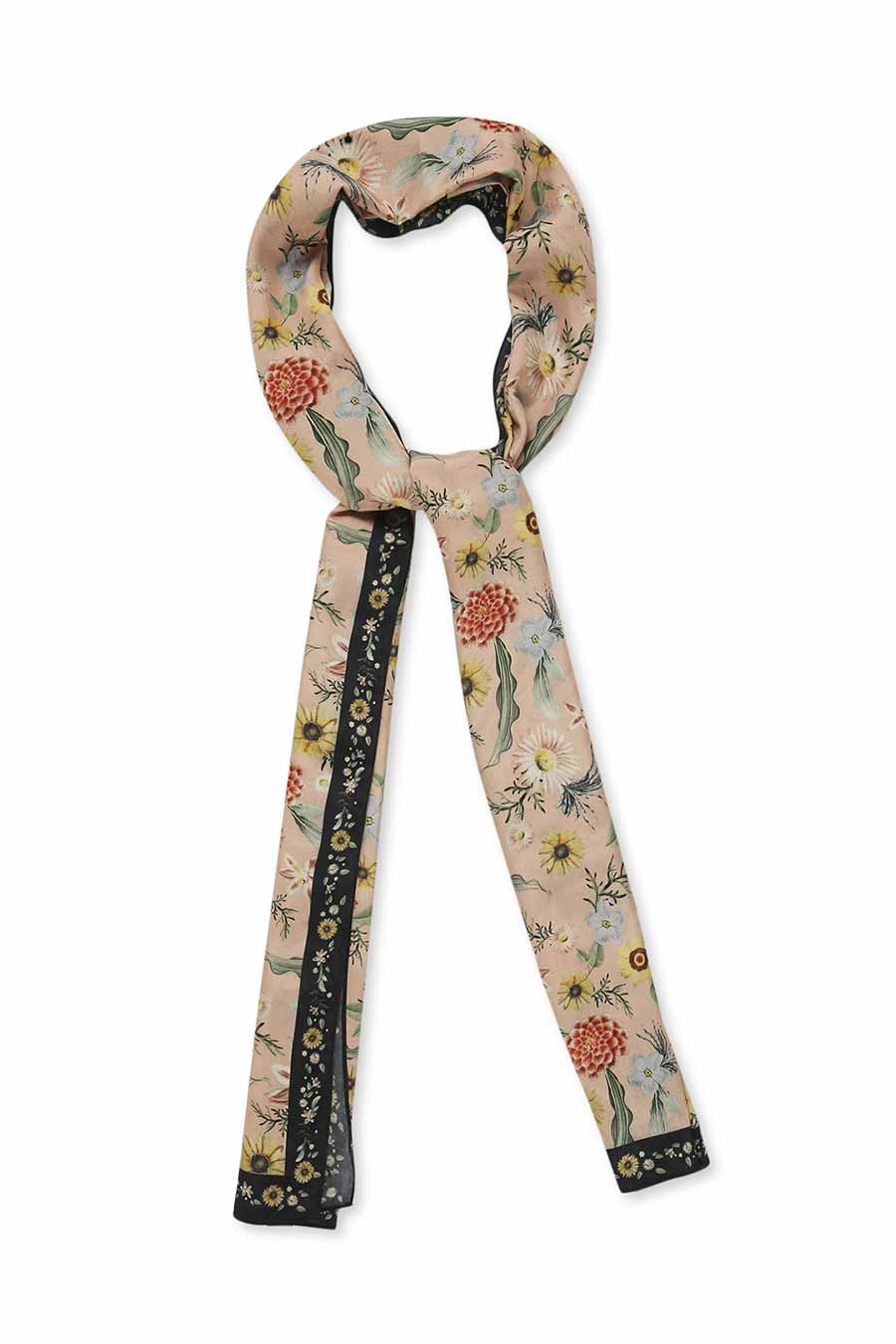 Gulista Print Peach Scarf