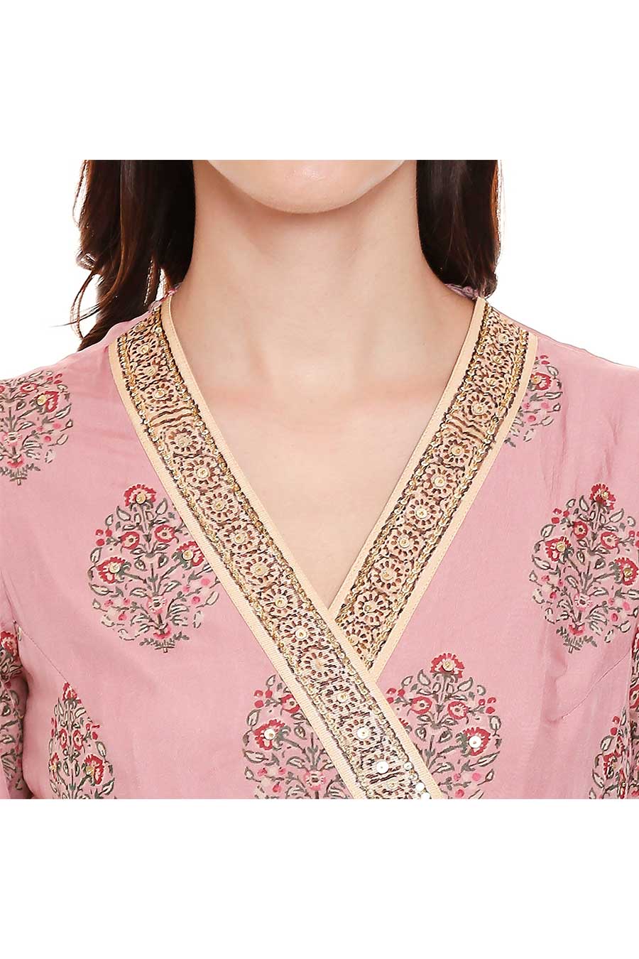 Pink Kurta & Sharara Co-Ord Set
