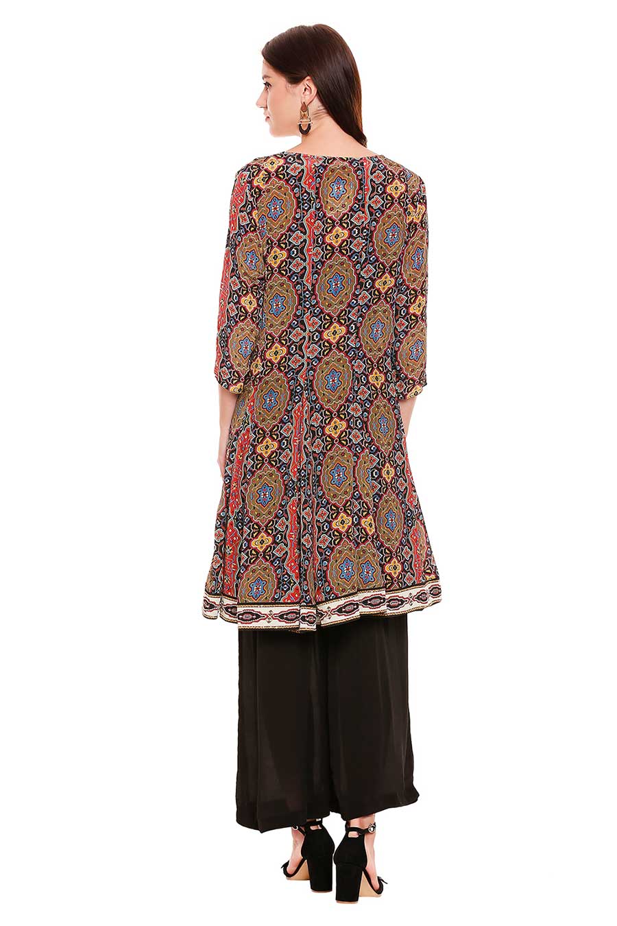 Printed Kali Kurta & Palazzo Set (Set of 2)