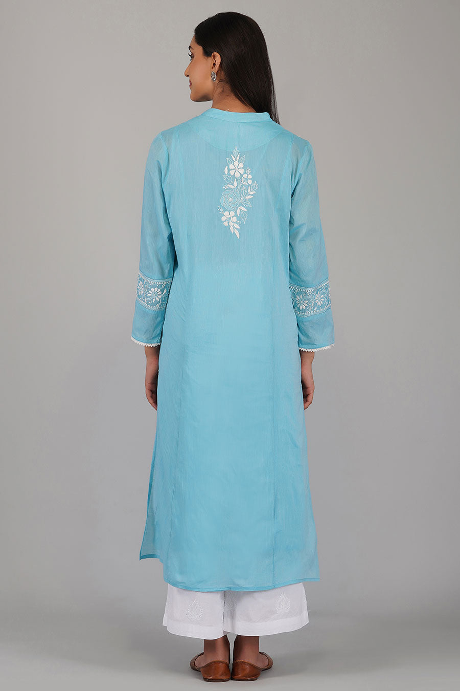 Garima Blue Chikankari Kurta