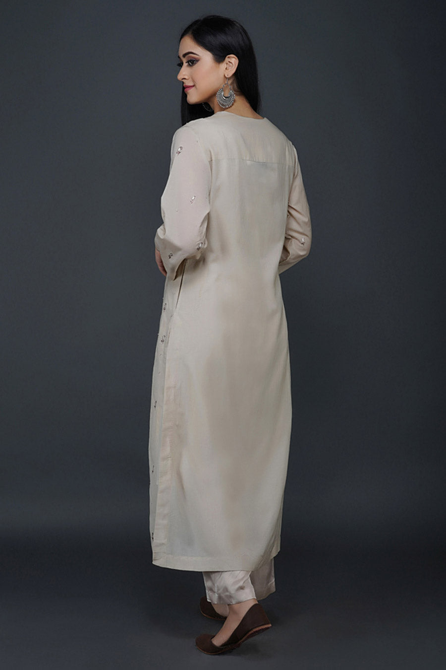 Badami Chikankari Kurta Set (Set of 3)