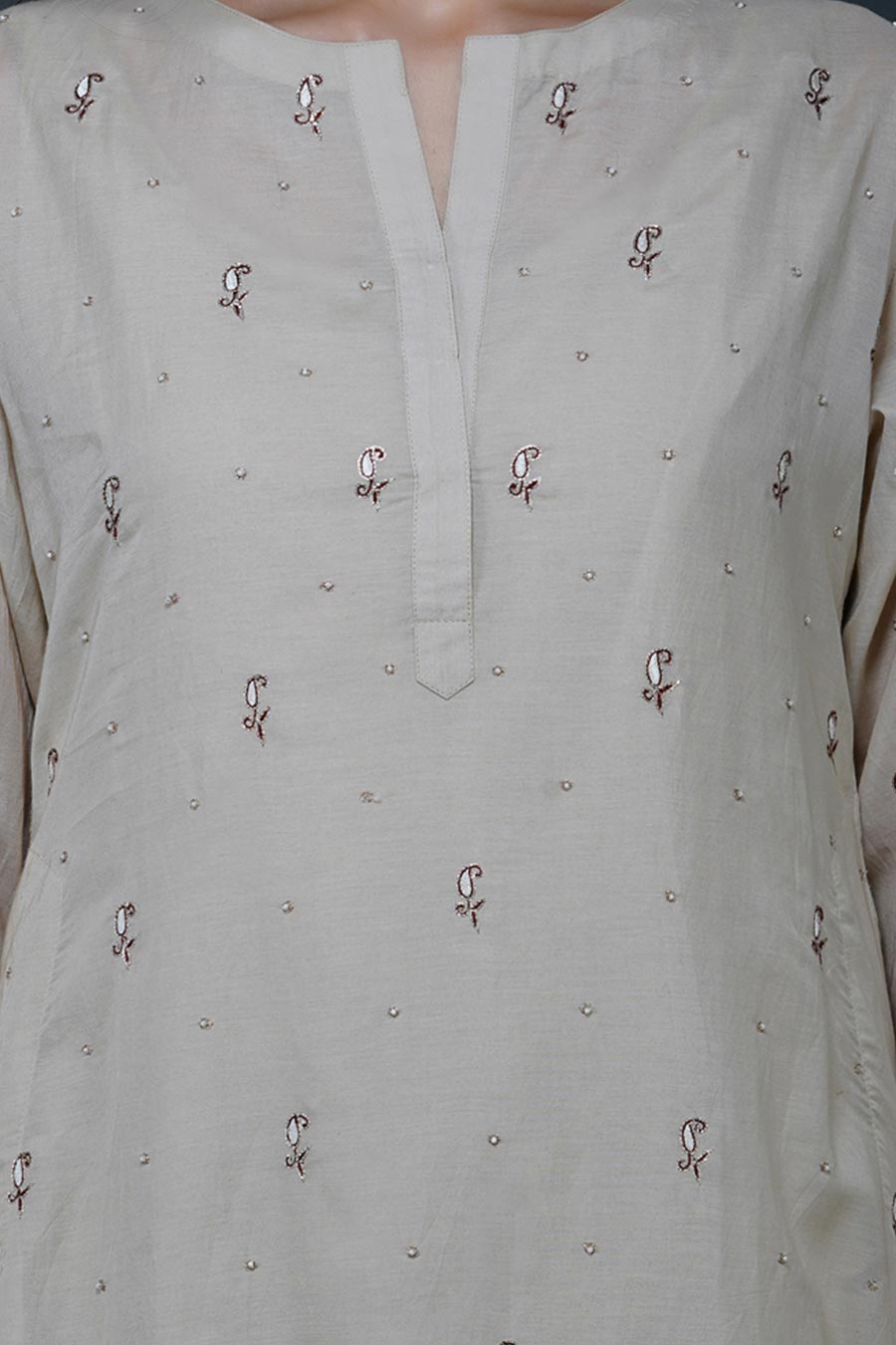 Badami Chikankari Kurta Set (Set of 3)