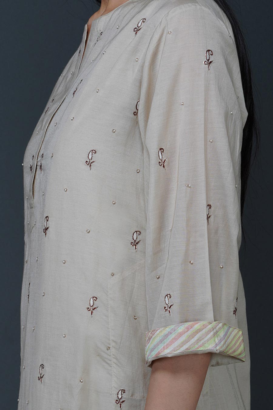 Badami Chikankari Kurta Set (Set of 3)