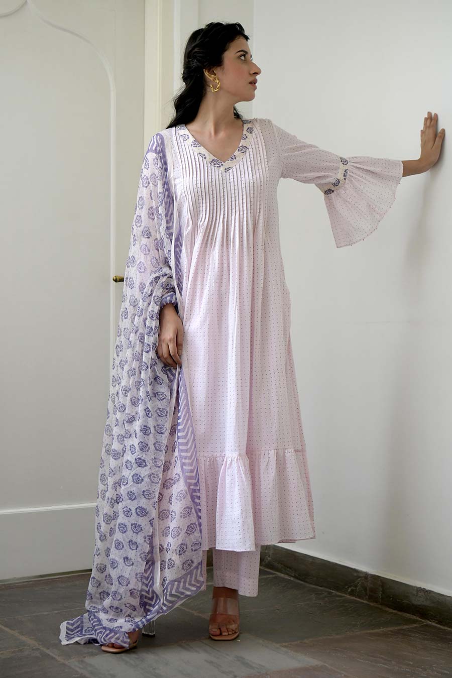 Rosy Flamingo Kurta Set