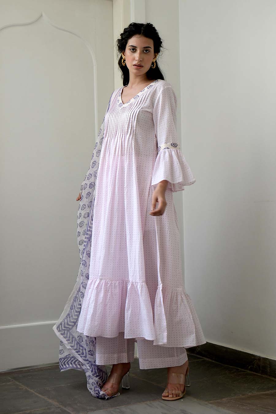 Rosy Flamingo Kurta Set