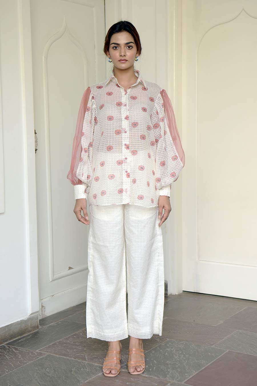 White Poppy Handwoven Shirt