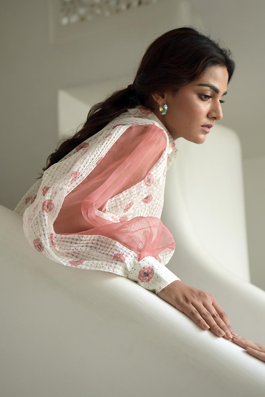 White Poppy Handwoven Shirt