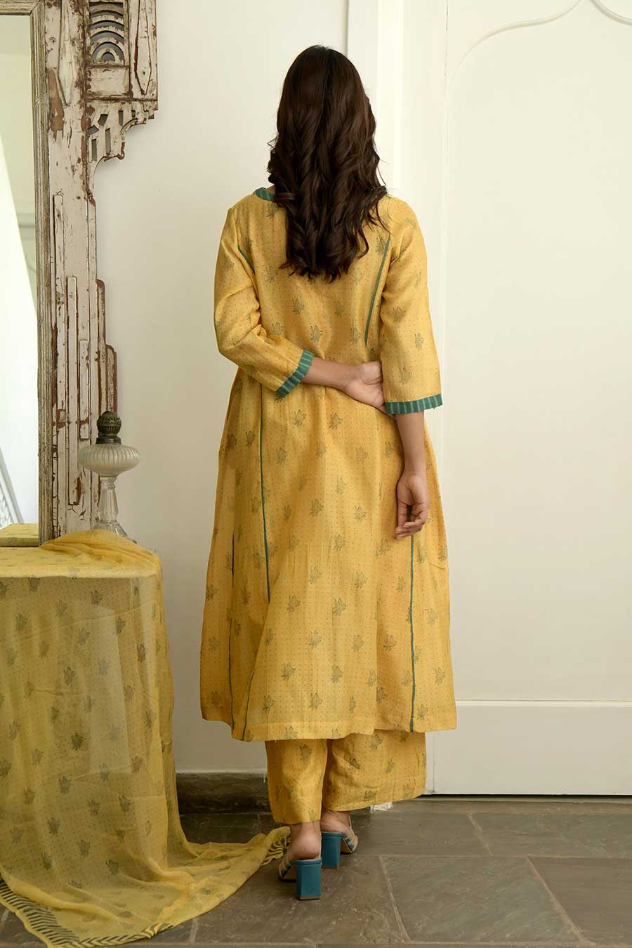 Mustard & Cinnamon Kurta Set