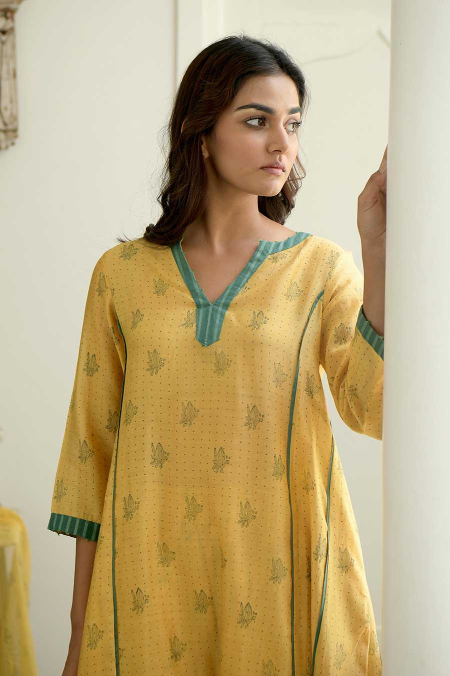 Mustard & Cinnamon Kurta Set