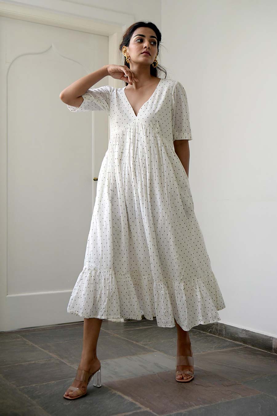 Nude Horizon White Dress