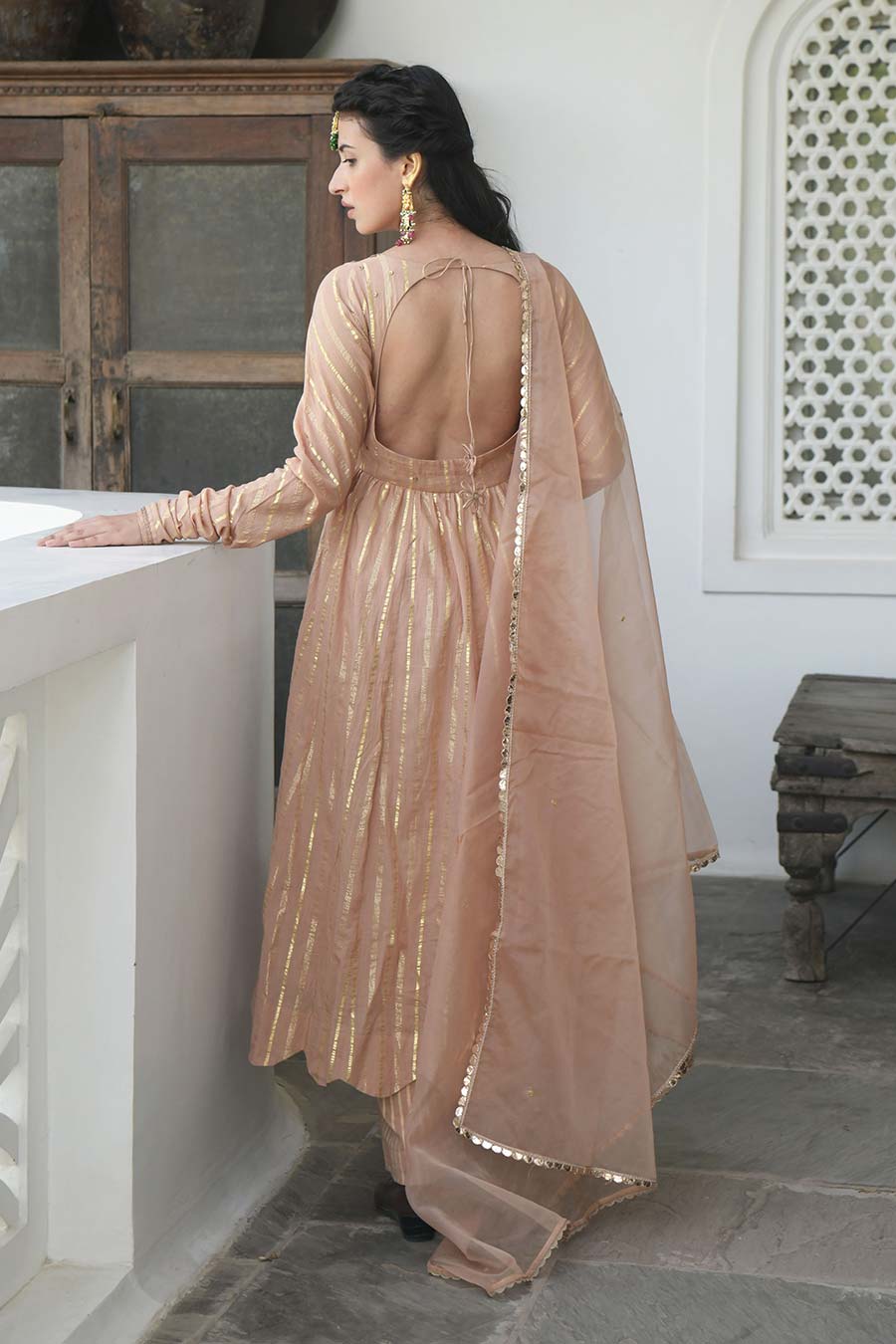 Golden Dream Embroidered Kurta Set