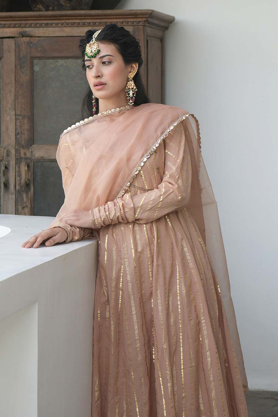 Golden Dream Embroidered Kurta Set