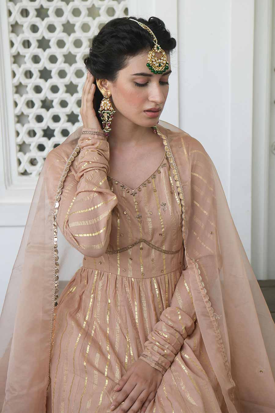 Golden Dream Embroidered Kurta Set