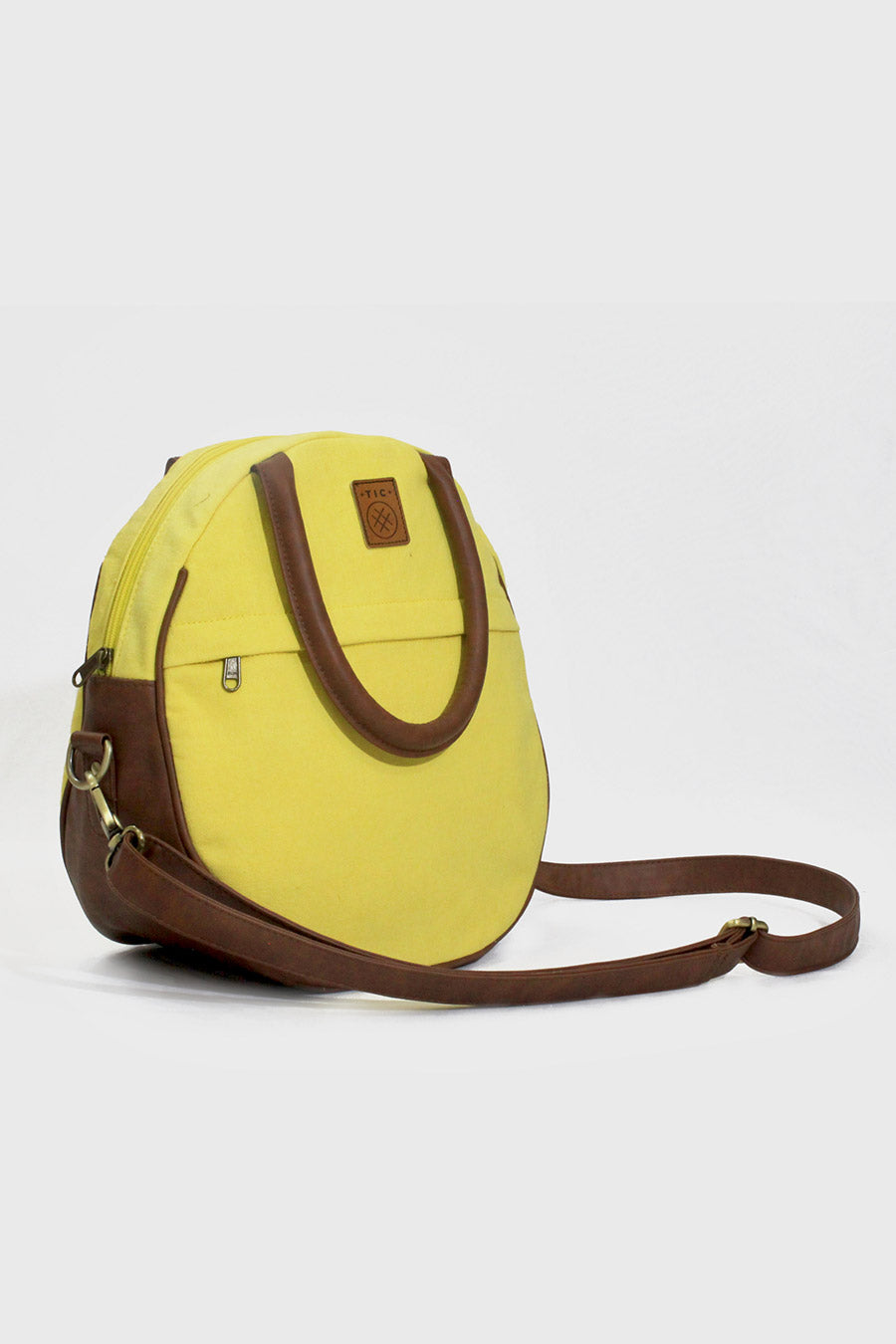 Kataan Round Yellow Handbag