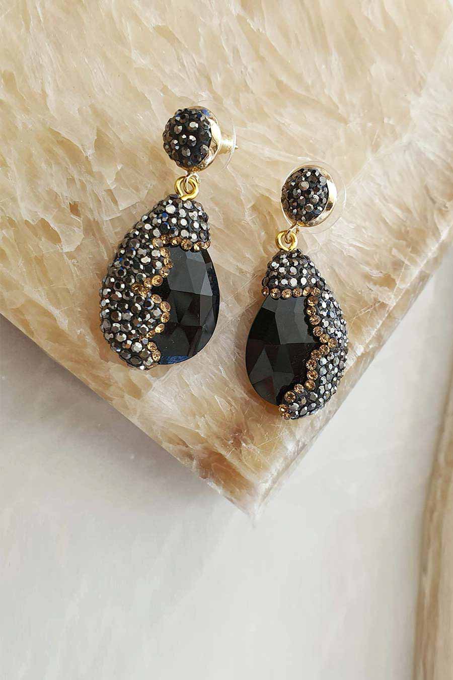 Black Kumari Earrings