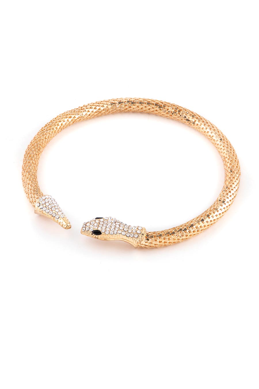 Gold Snake Choker Necklace