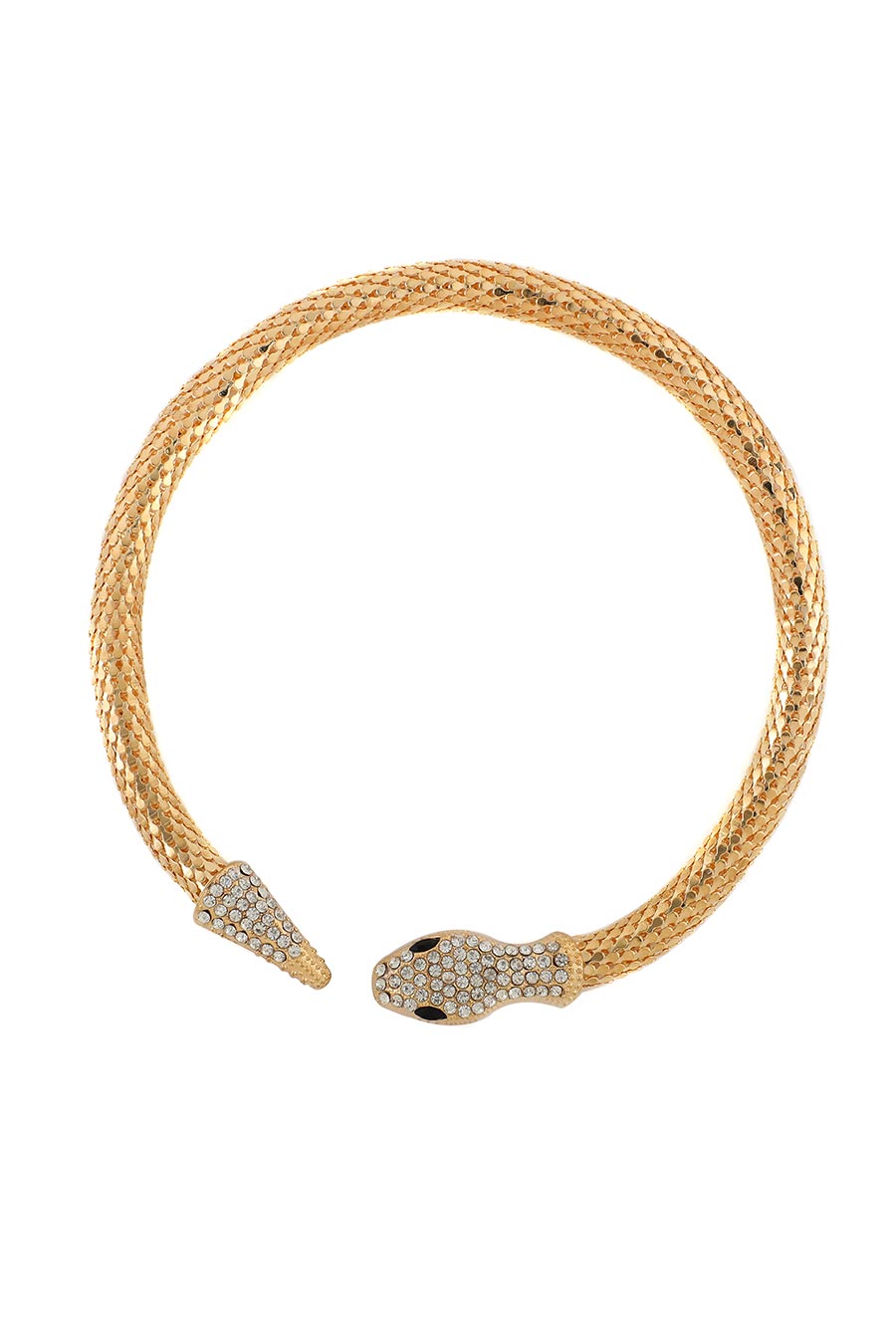 Gold Snake Choker Necklace