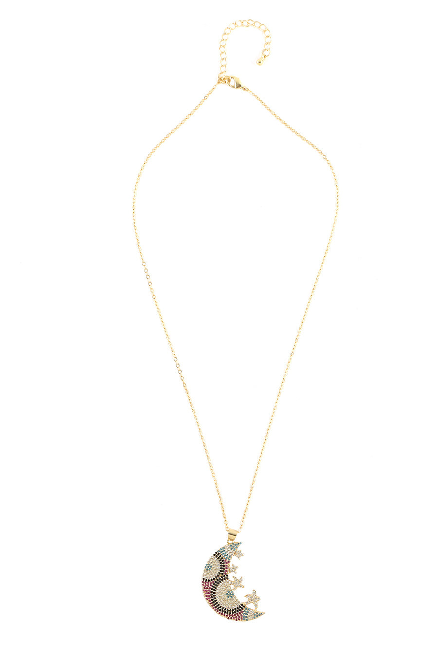 Gold Plated Cresent Moon Necklace