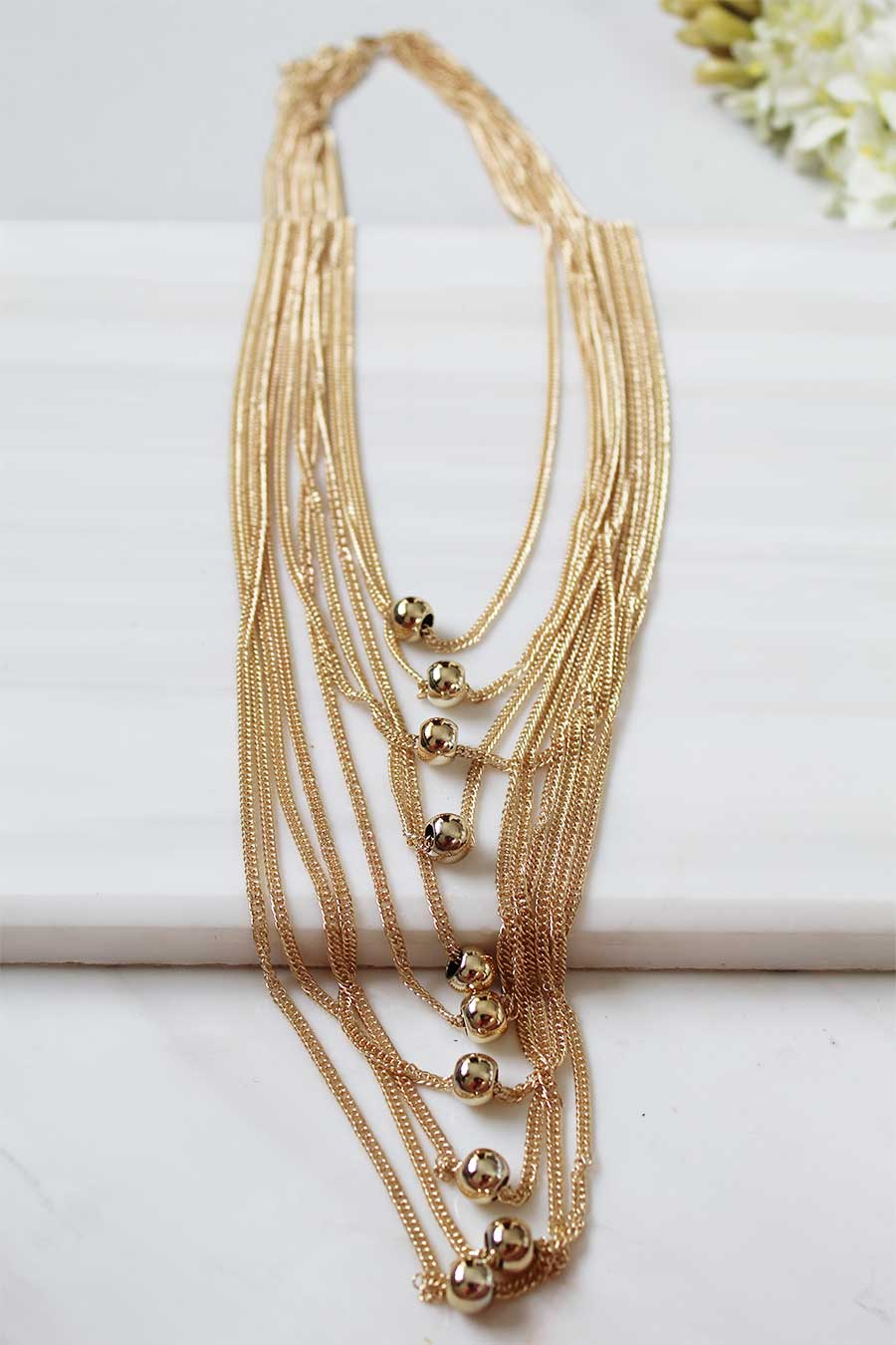 Multi Layer Gold Avah Necklace