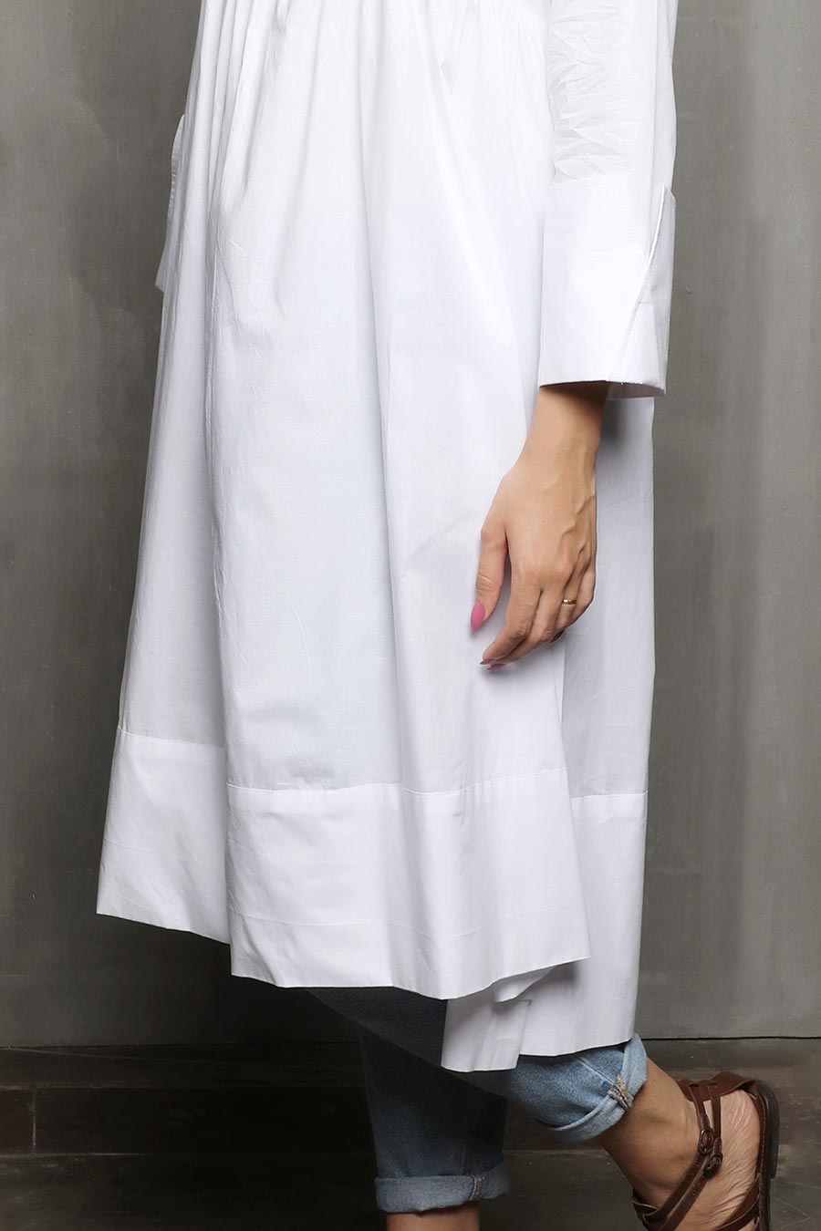 ARYAN - White Tunic Dress