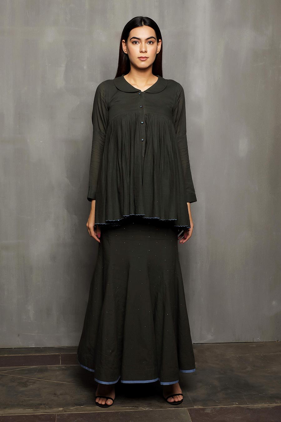 SAISA - Green Top & Skirt Co-Ord Set
