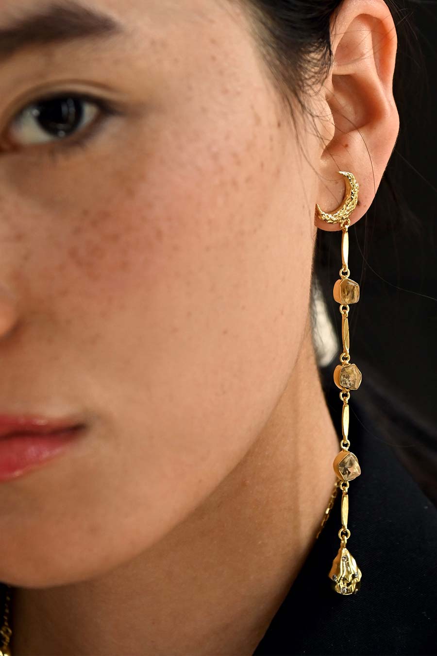 Moonlit Dangle Earrings