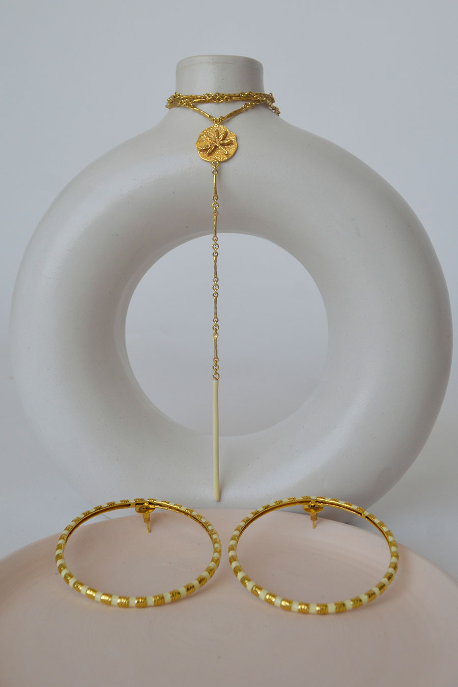 Milky Star Long Necklace