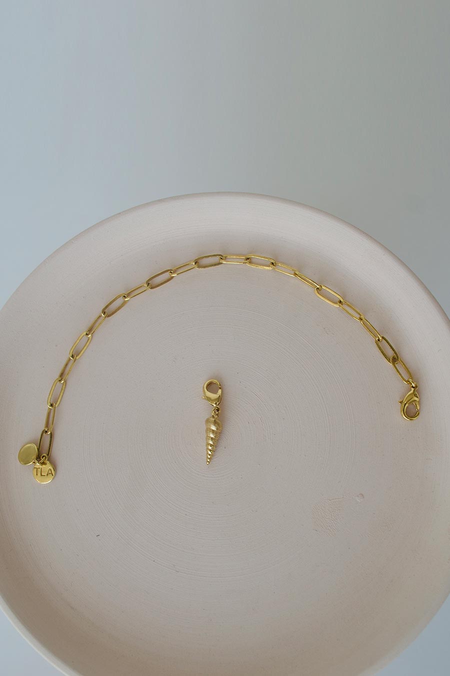 Unicorn Horn Shell Charm Pendant