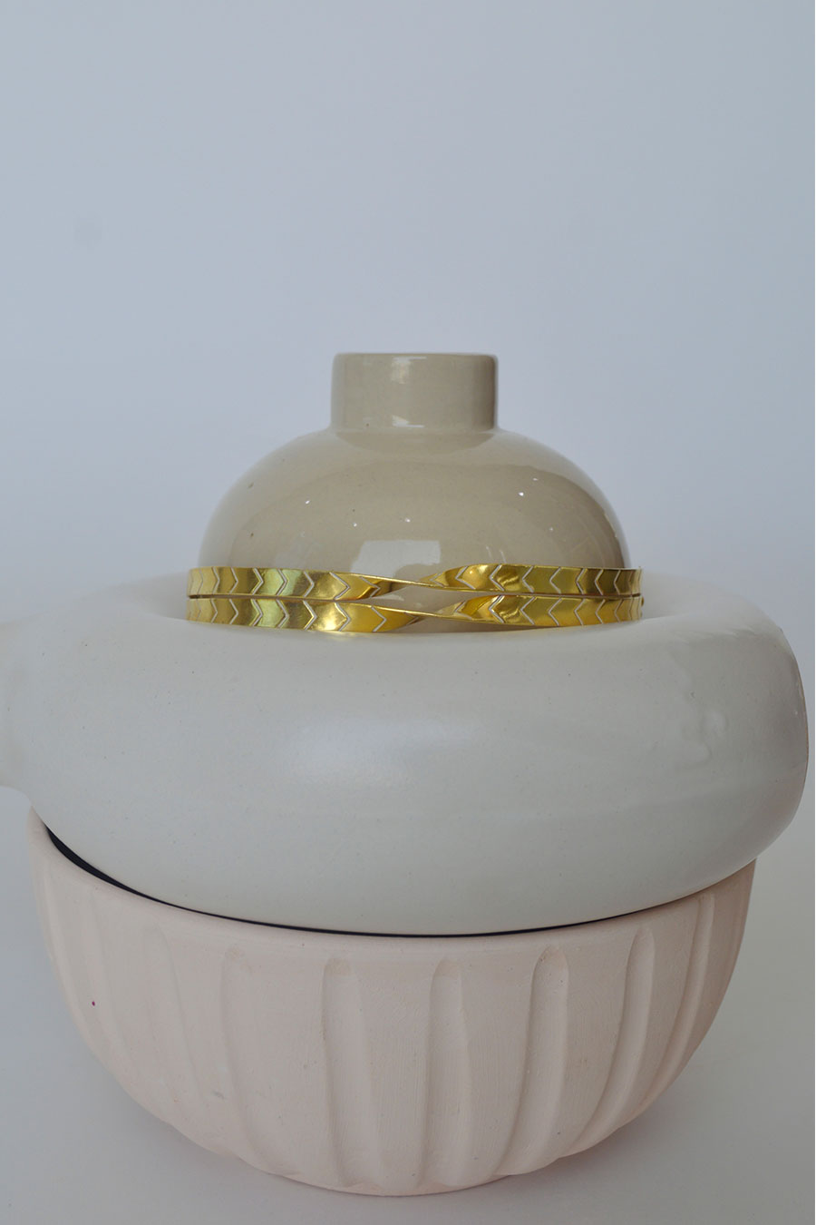 Twisted Enamel Choker Necklace