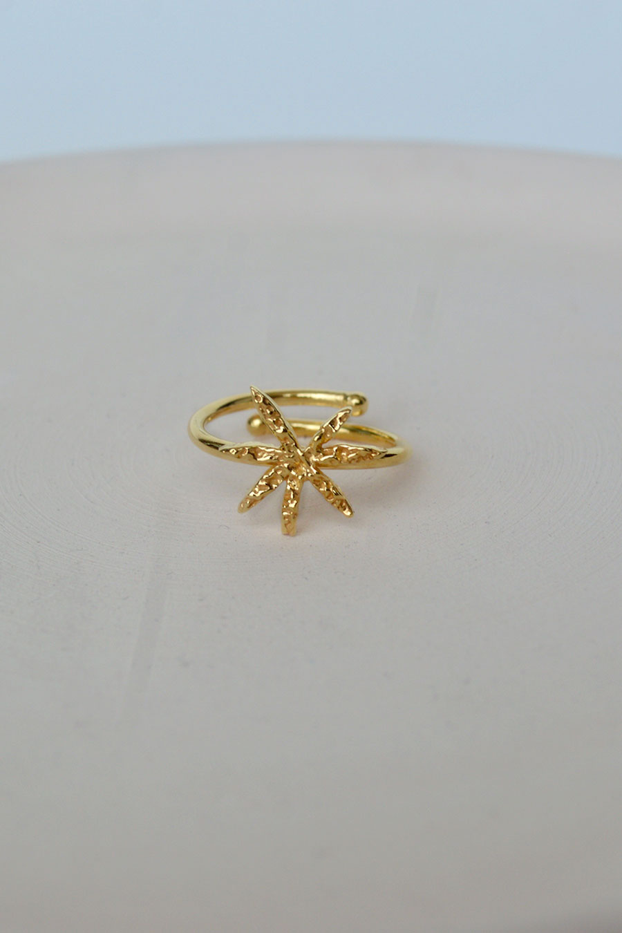 Cinnamon Adjustable Star Ring