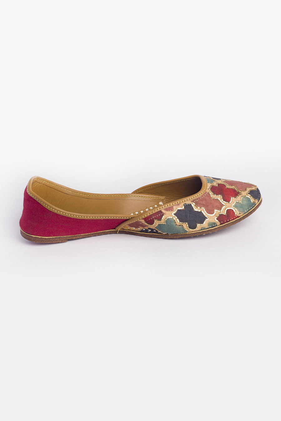 Gazania - Multicolor Mughal Jaal Jutti