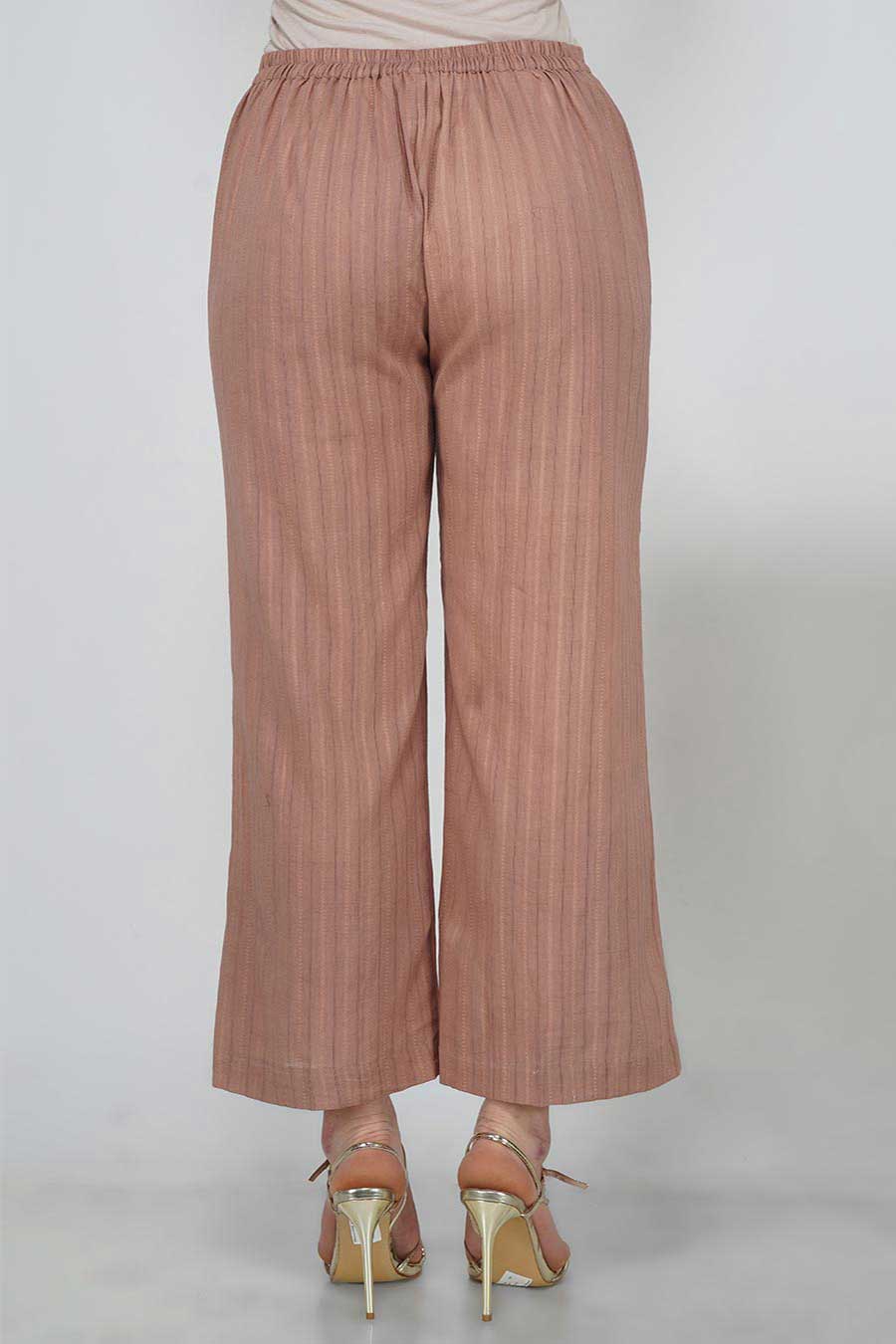 Sepia Kurta & Pants Set With Slip