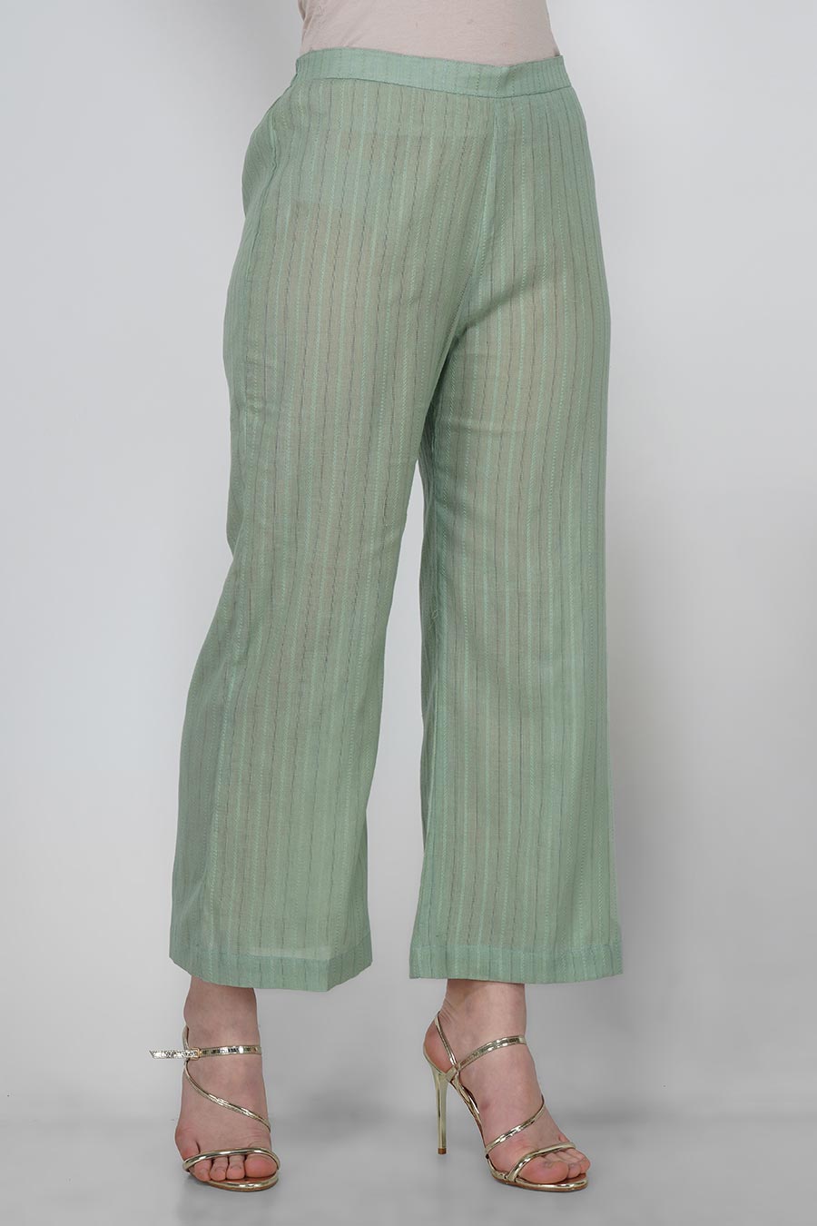 Rosemary Leno Cotton Striped Pants