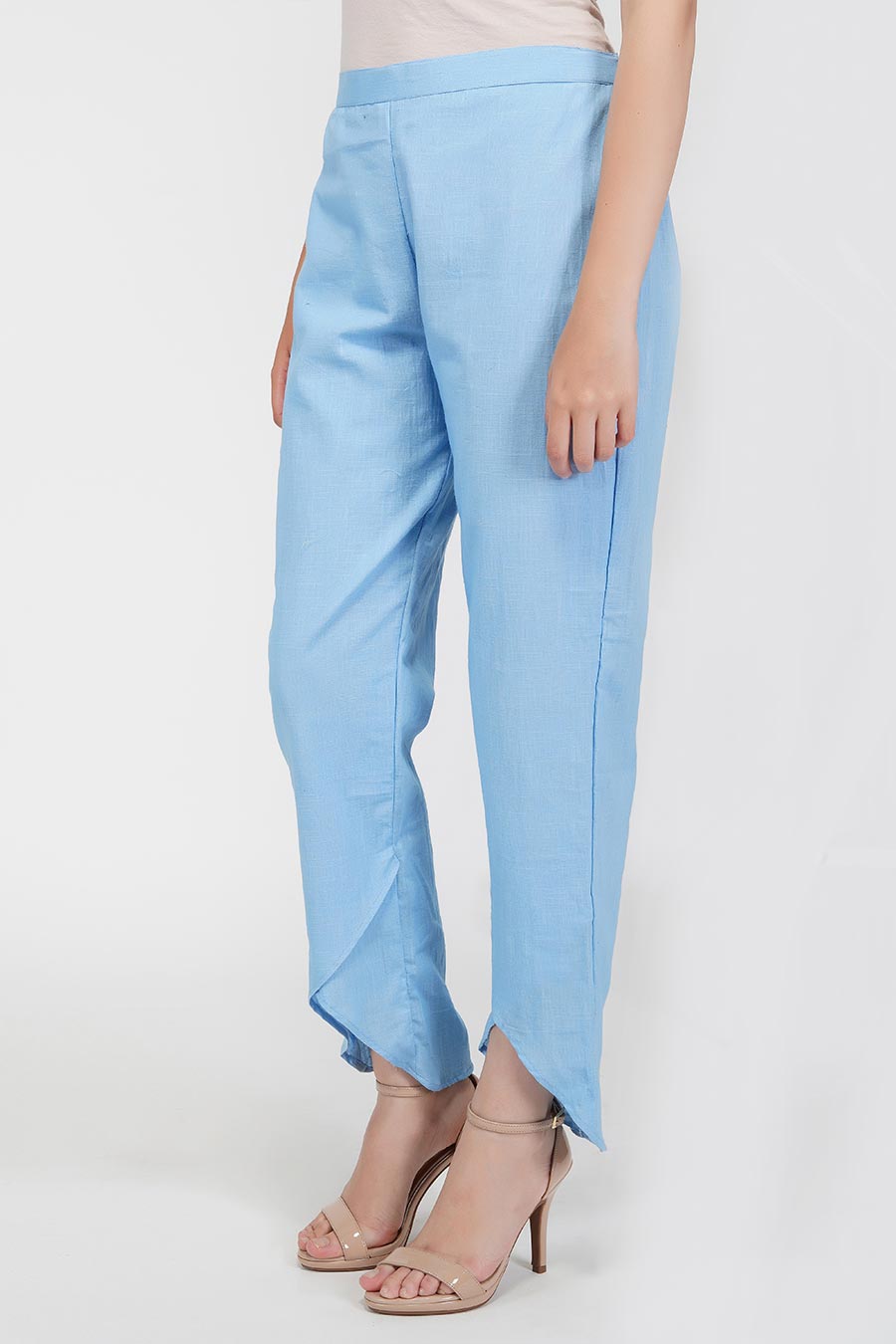 Blue Tulip Hemline Cotton Pants