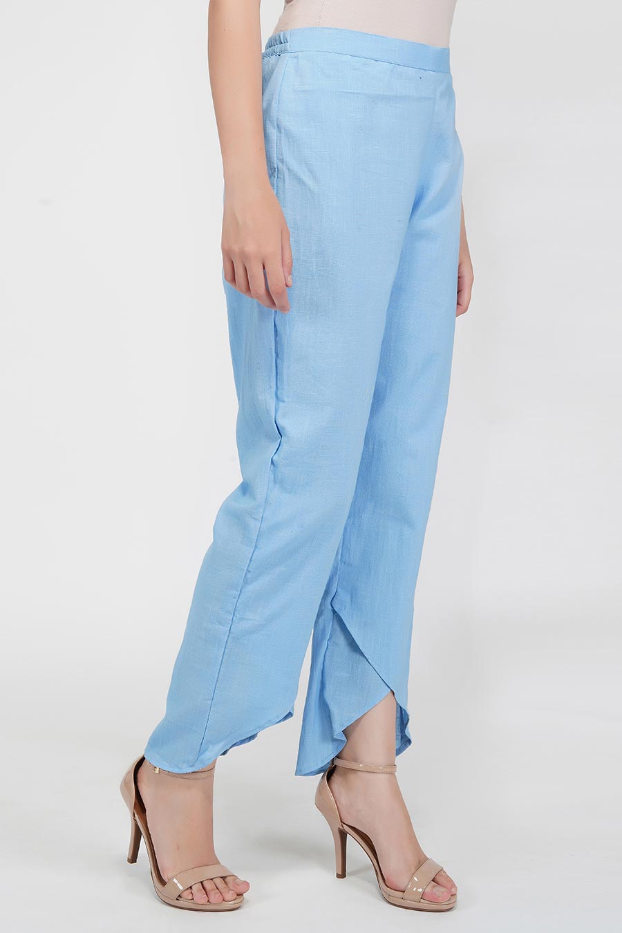 Blue Tulip Hemline Cotton Pants