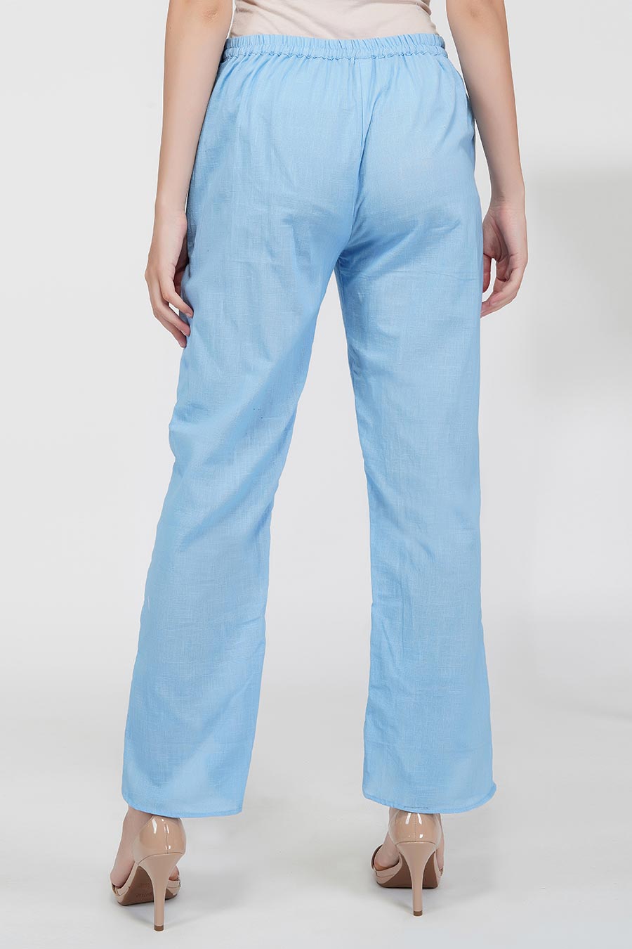 Blue Tulip Hemline Cotton Pants