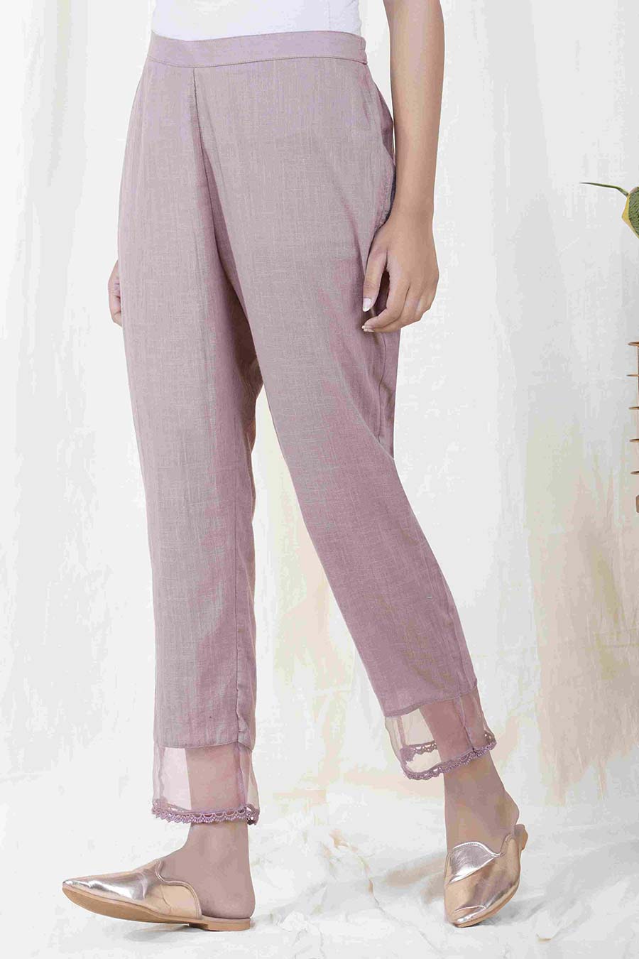 Rosewood Relaxed Cotton Pant