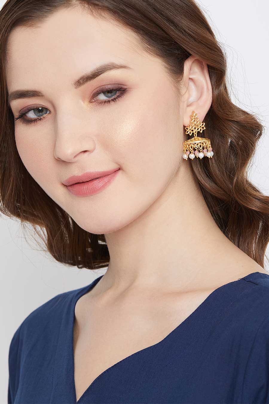 Modern Trail Jhumka Earrings