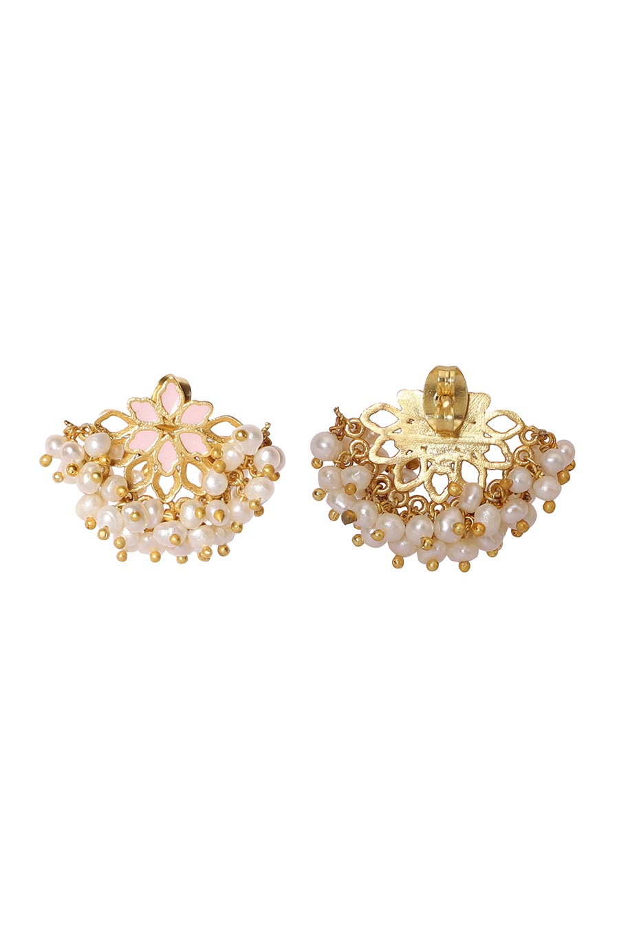 Pink Champagne Stud Earrings