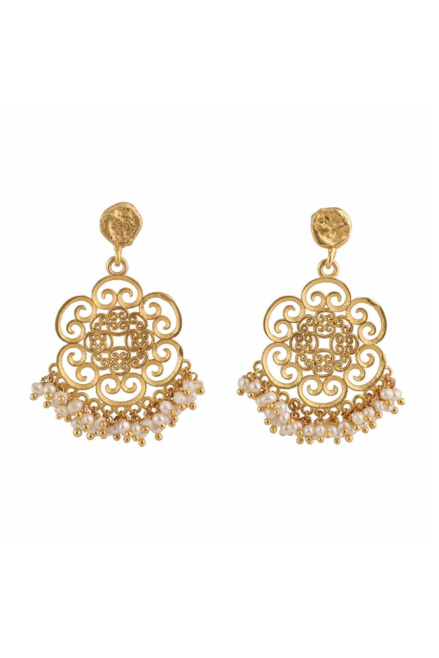 Gold Blossom Earrings
