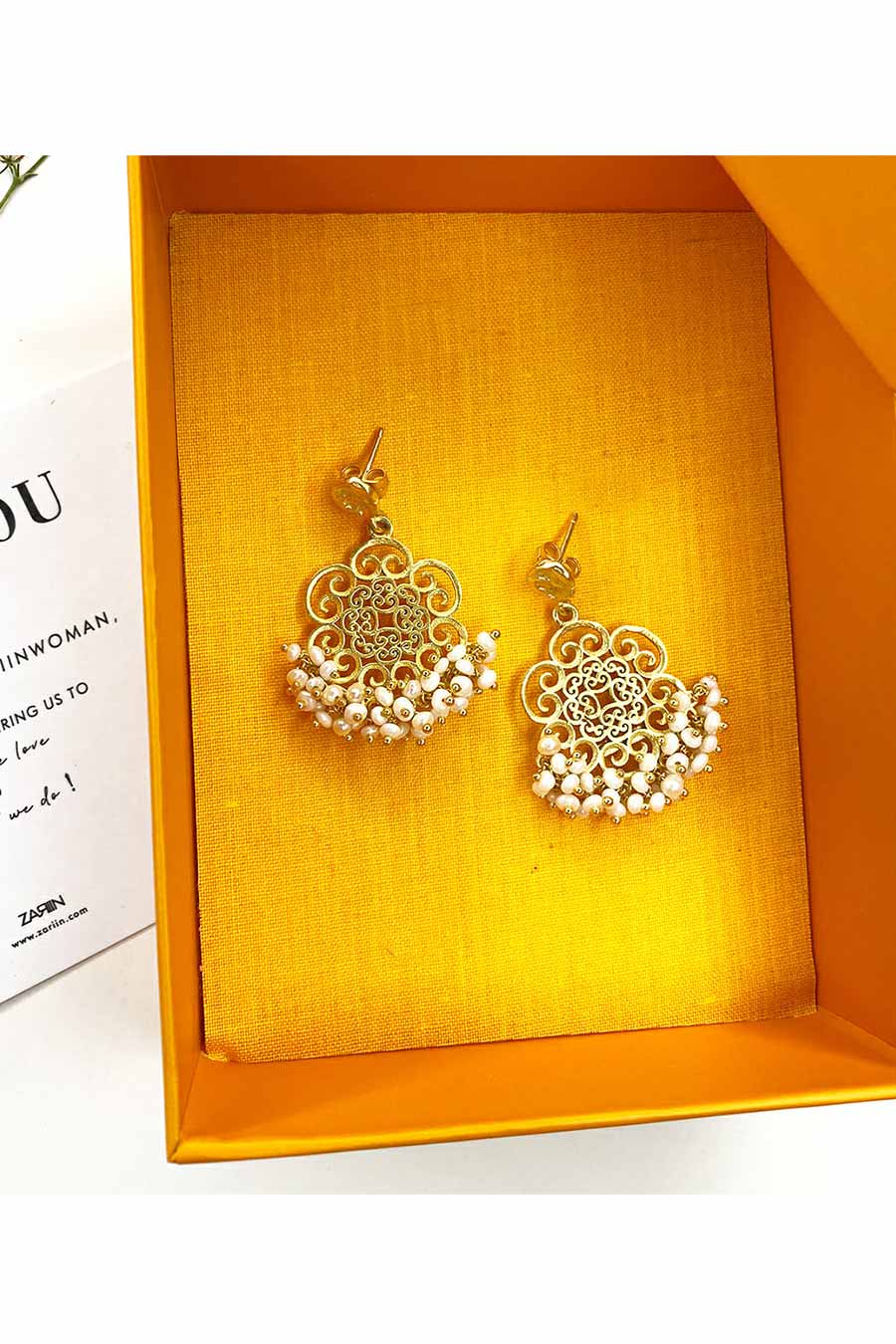 Gold Blossom Earrings